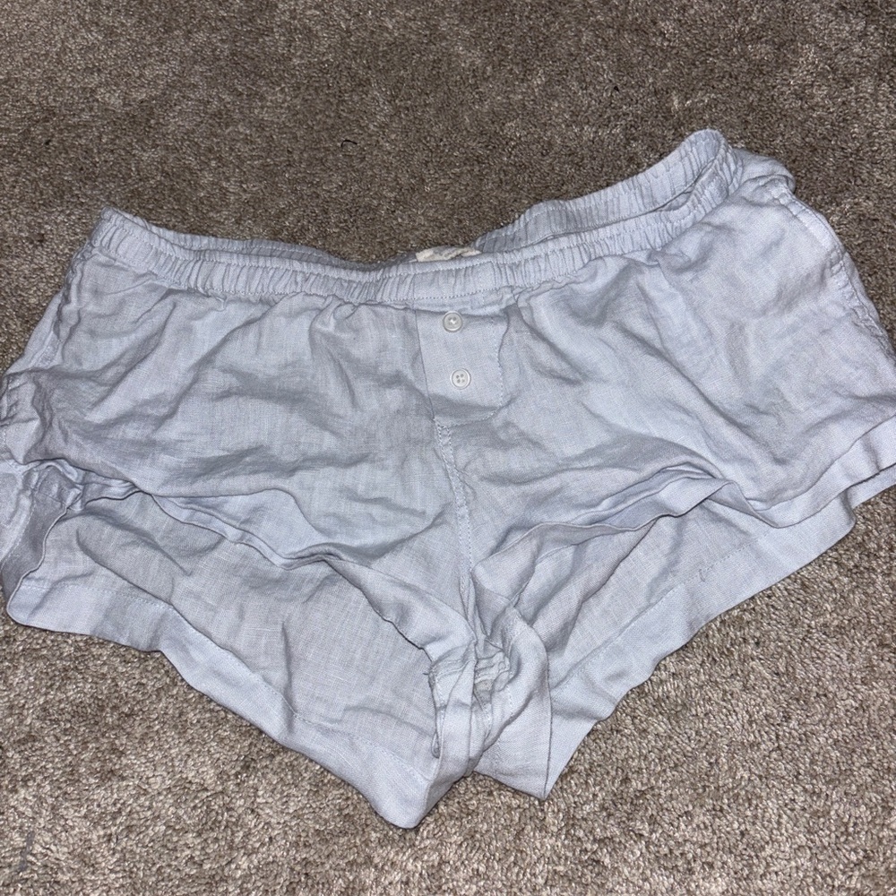brandy melville blue boxer shorts